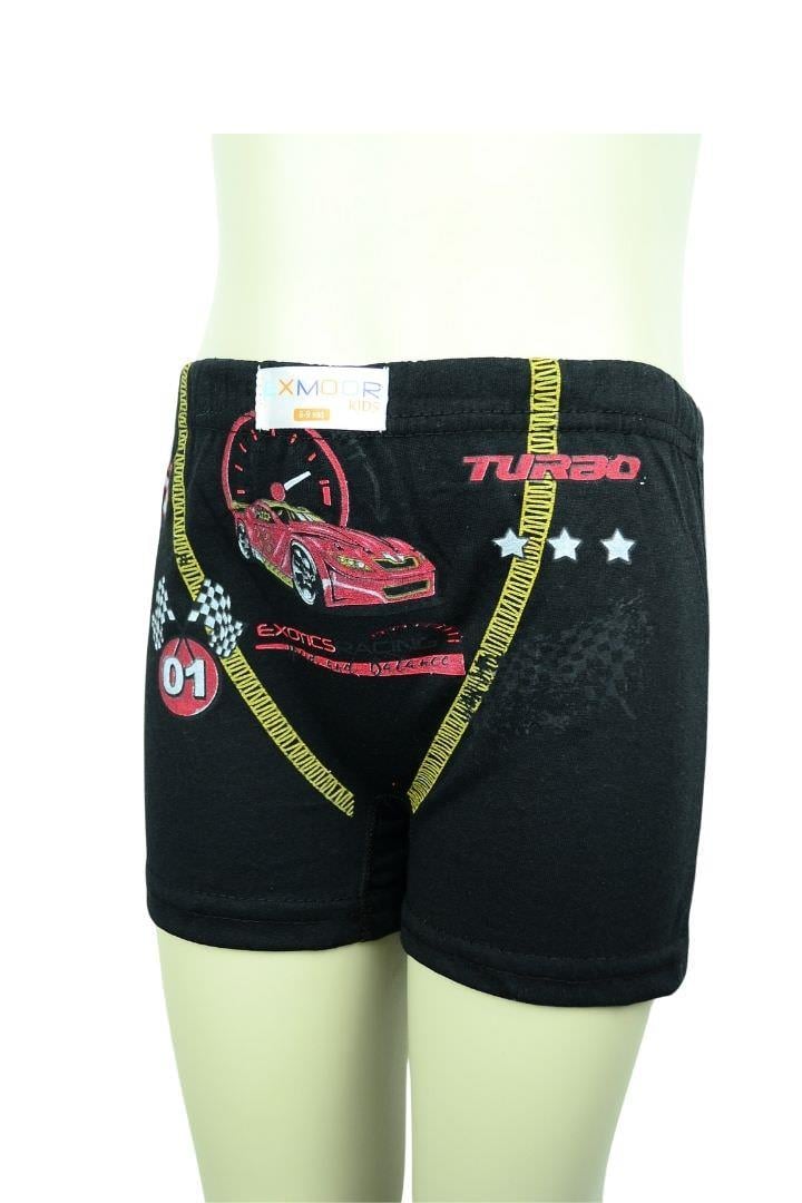 6 Adet Asorti Erkek Çocuk Penye Boxer