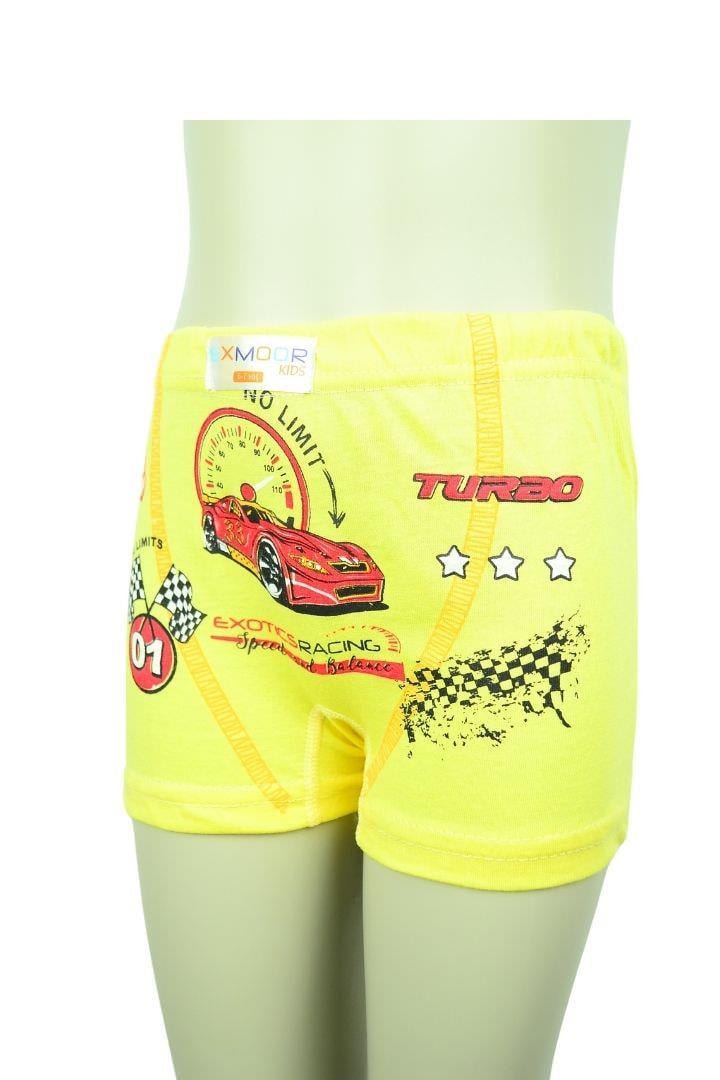 6 Adet Asorti Erkek Çocuk Penye Boxer