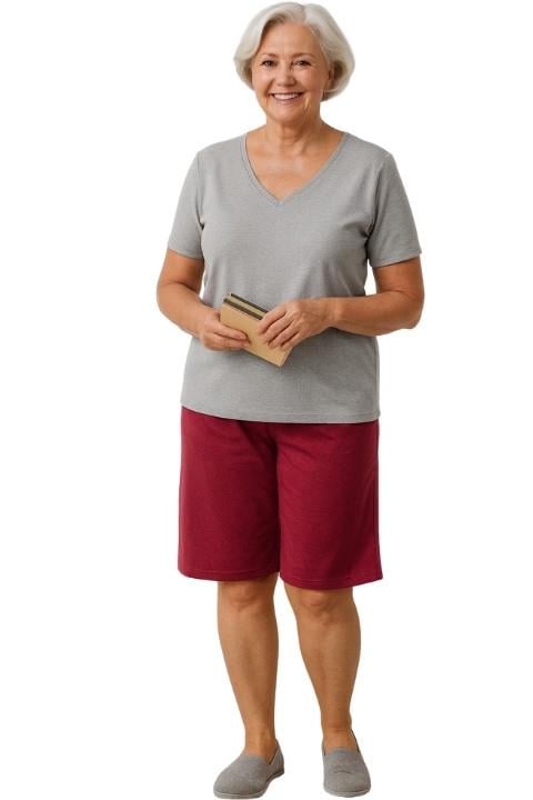 Battal Beden Kadın Dizüstü Tayt - Kırmızı