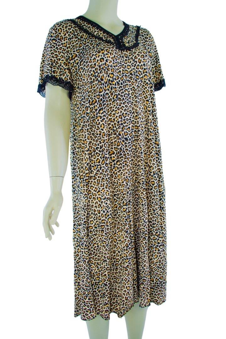 Battal Beden Kadın Gecelik Elbise