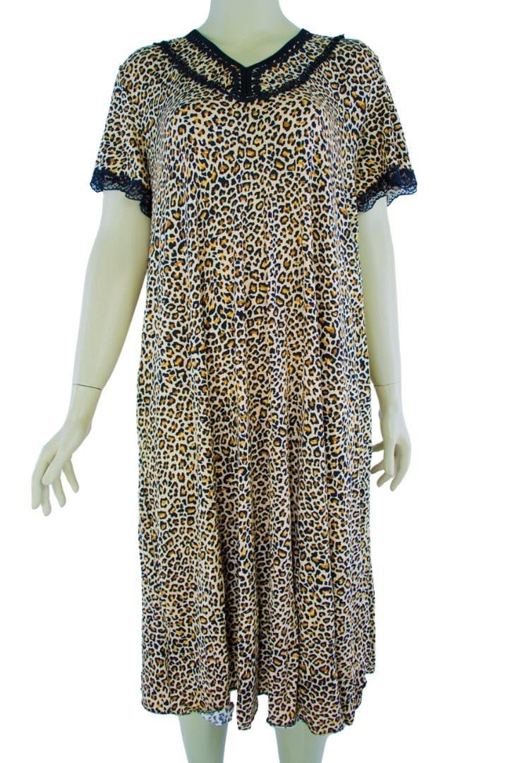 Battal Beden Kadın Gecelik Elbise