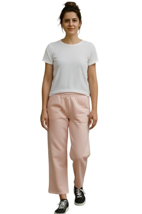 BOL PAÇA İKİ İPLİK KADIN EŞOFMAN ALTI-PEMBE