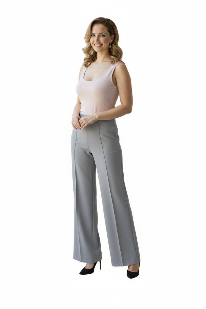 ÇIMALI PALAZO PANTOLON-ANTRASİT