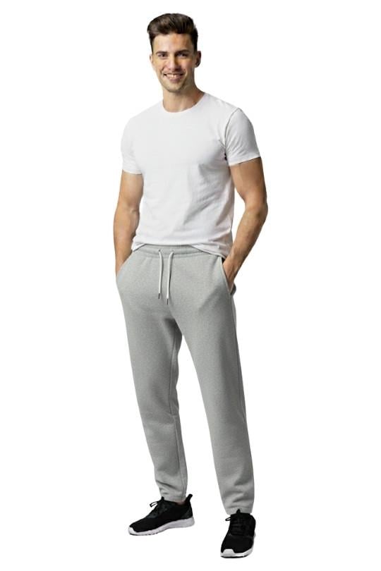 Erkek Düz Paça  Eşofman Tek Alt-Gri