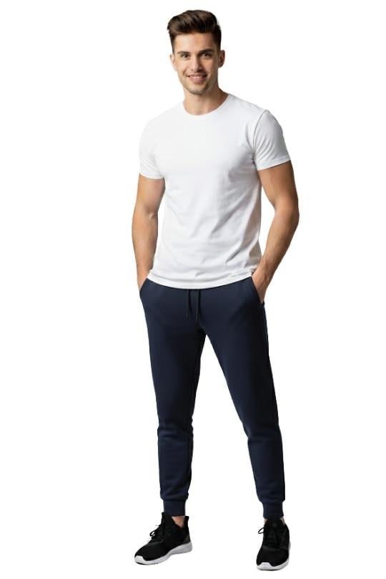 ERKEK EŞOFMAN MANŞETLİ TEK ALT -LACİVERT