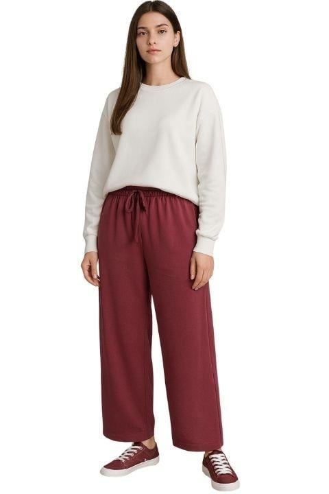 KADIN BOL PAÇA EŞOFMAN-GÜL KURUSU