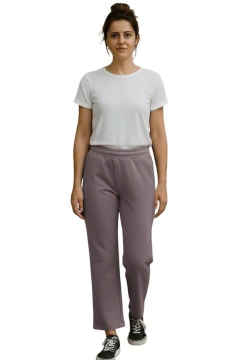 KADIN PENSLİ PANTOLON-LİLA