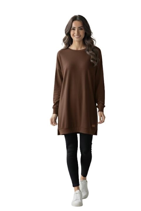 KADIN TUNİK-KAHVERENGİ