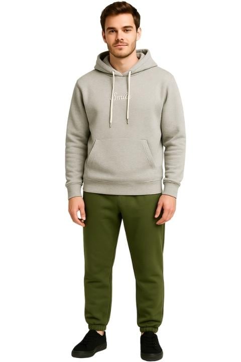 KANGURU CEP SWEAT-GRİ