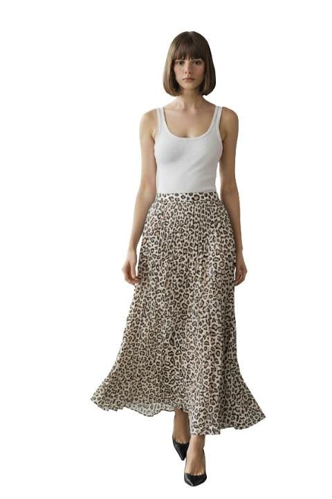 LEOPAR DESENLİ ETEK