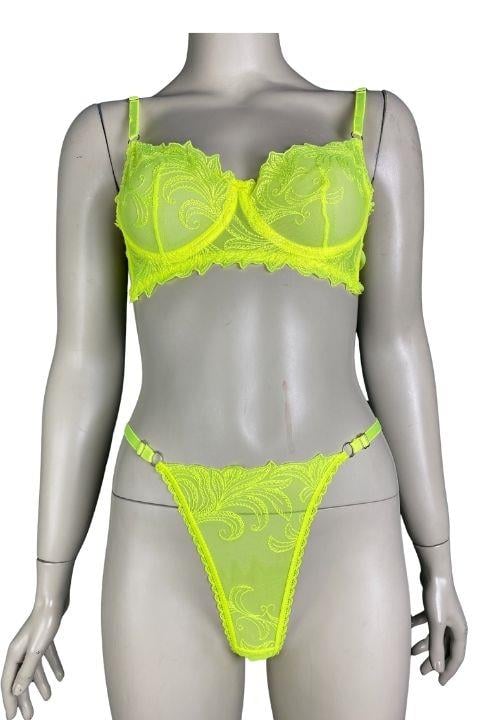 LOVE SECRET FANTAZİ BRODE LİMON SARISI