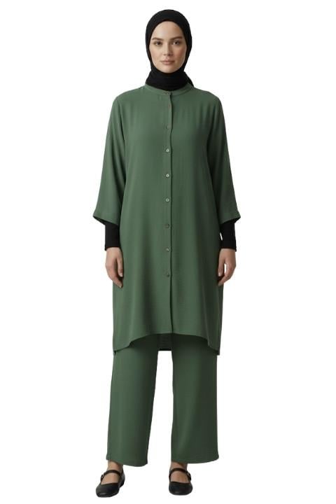 PANTOLONLU KADIN TAKIM-YEŞİL