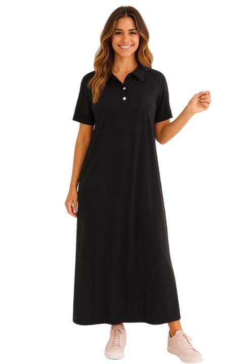 POLO YAKA KISA KOL PENYE ELBİSE