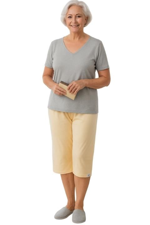 STİL DİZ ALTI KADIN TAYT BATTAL TEN