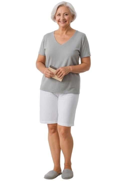 STİL KISA KADIN TAYT STANDART BEYAZ