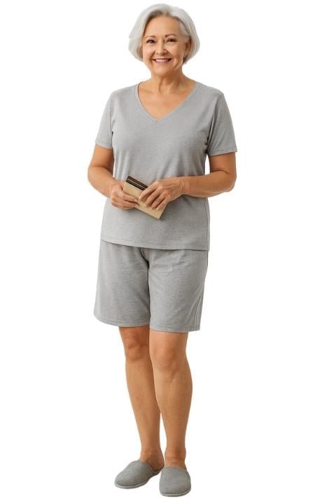 STİL KISA KADIN TAYT STANDART -GRİ