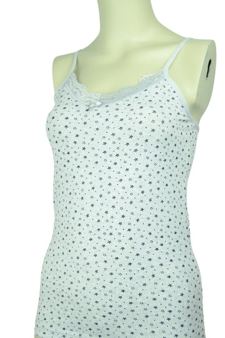 6 Adet Asorti İp Askılı Kadın Atlet