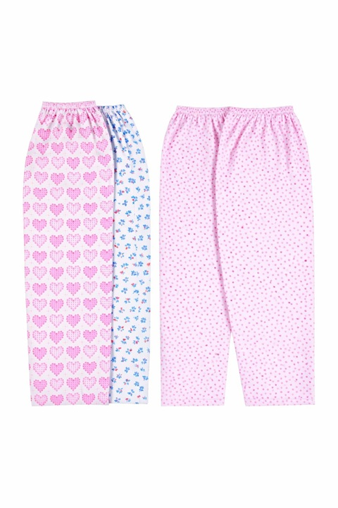 Anne Uzun Düz Paçalı Don - Karışık Renk