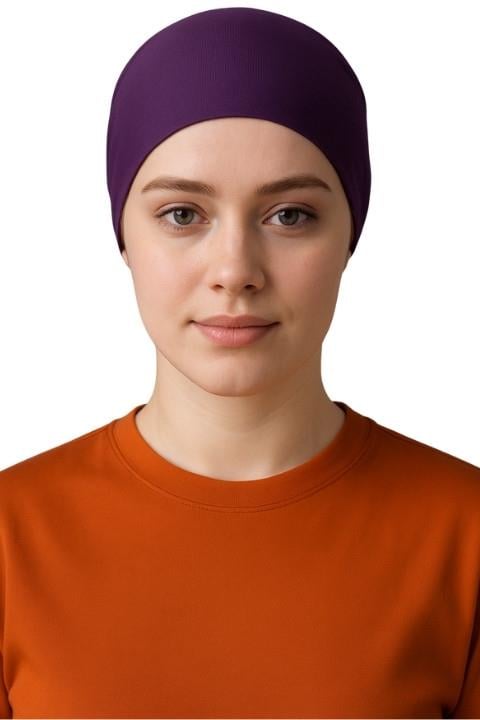 Aydın Penye Bone - Mor