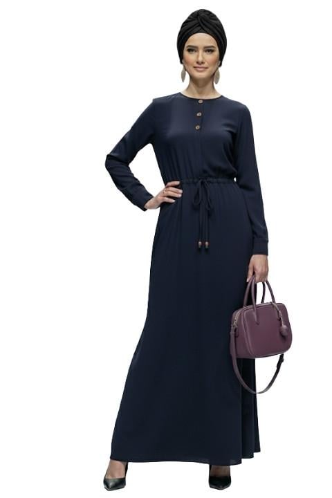 AYROBİN TÜNELLİ ELBİSE-LACİVERT