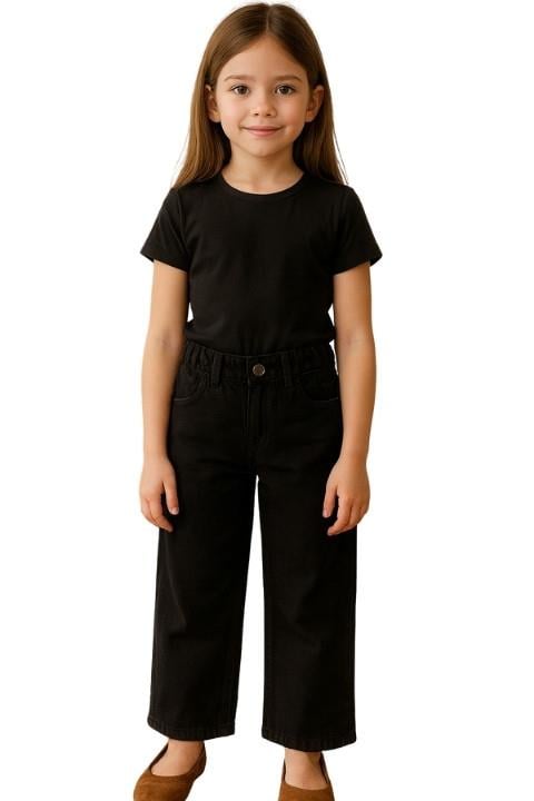 Bel Lastikli Kız Çocuk Pantolon