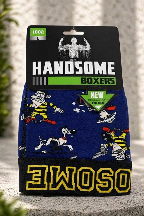 Desenli Erkek Boxer