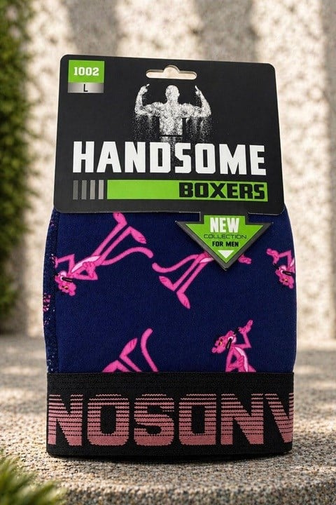 Desenli Erkek Boxer