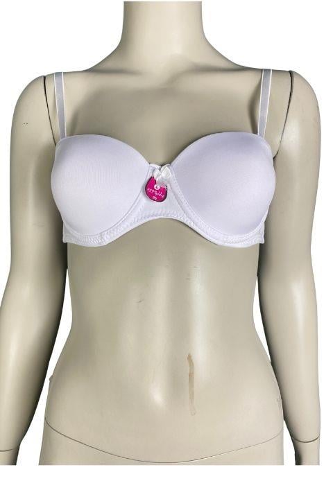 ECEM YILDIZ 2100 STRAPLEZ İÇİ BOŞ SÜTYEN-BEYAZ