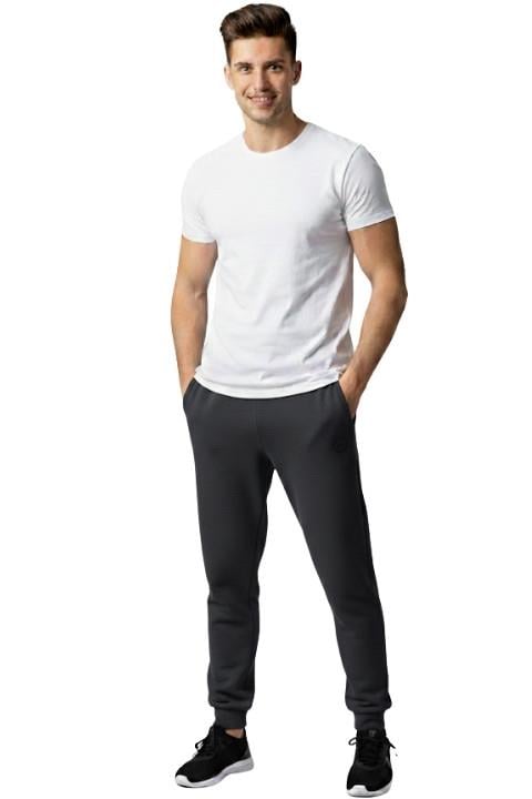 Erkek 2 İplik Manşetli Eşofman -Antrasit