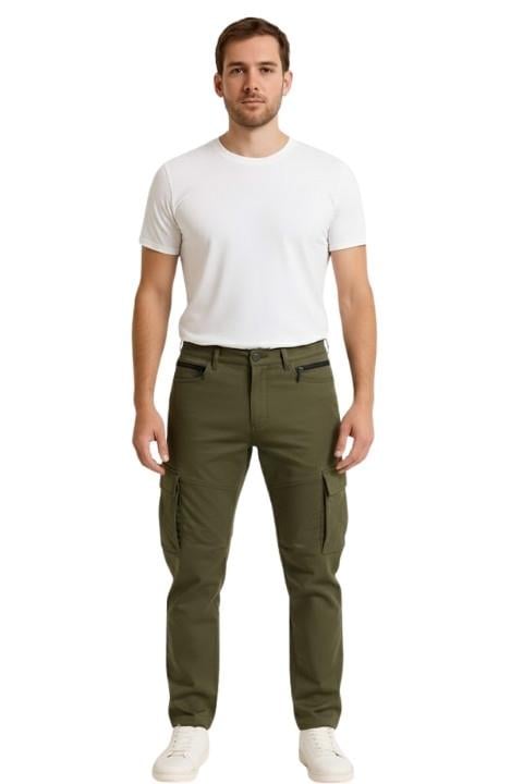 ERKEK ÇOK CEPLİ KARGO PANTOLON-HAKİ