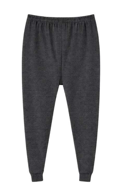 Erkek Manşetli İçlik Tayt - Antrasit