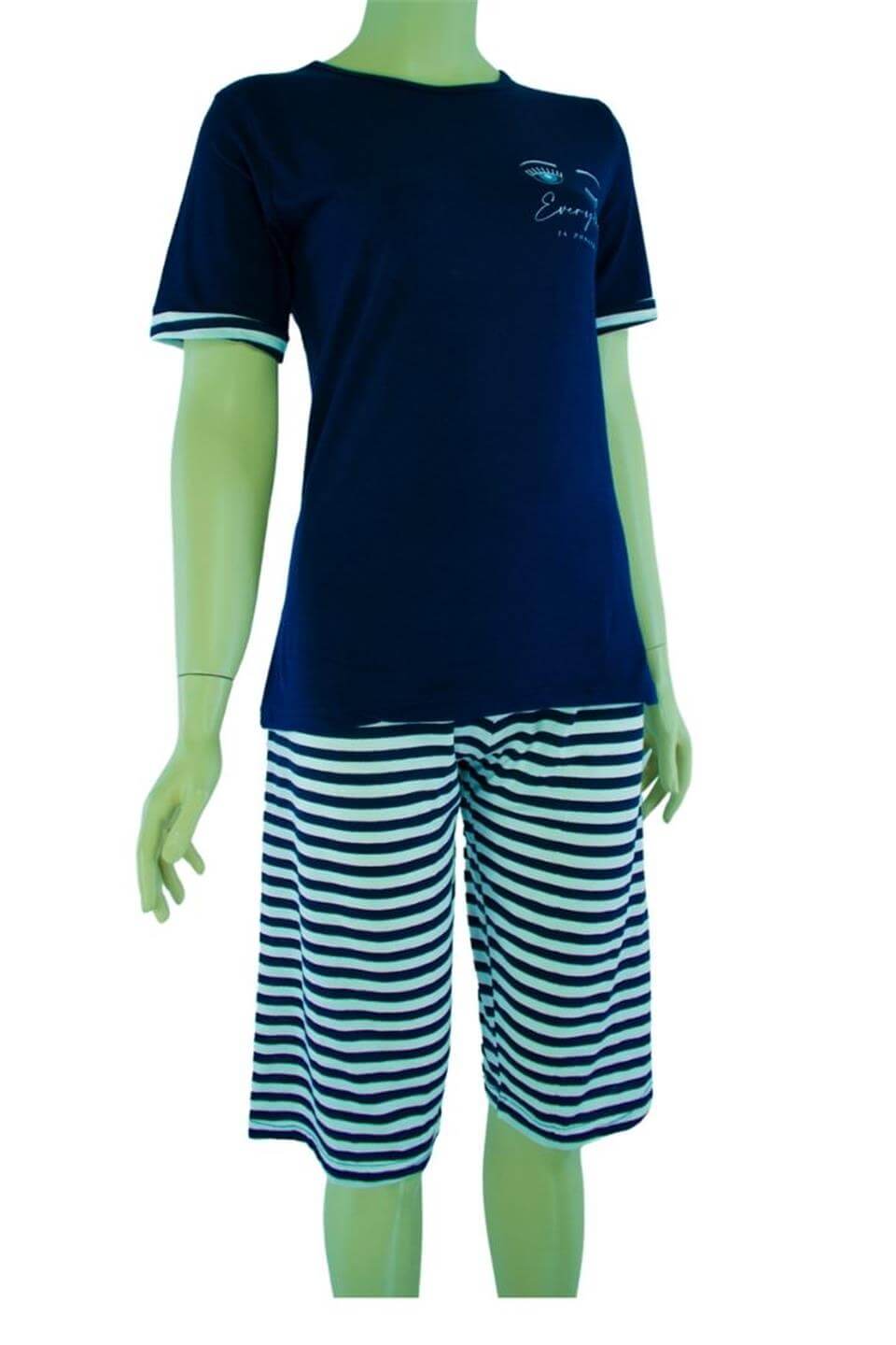 Kadın Kısa Kol Şort Pijama Takımı