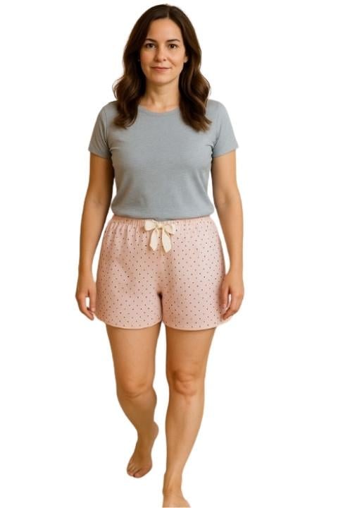 Kadın Kısa Şort Penye