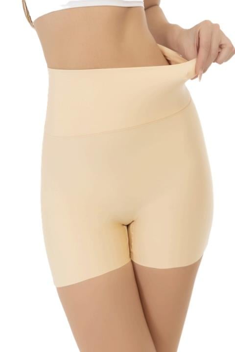 KADIN LAZER KESİM ŞORT KORSE-TEN