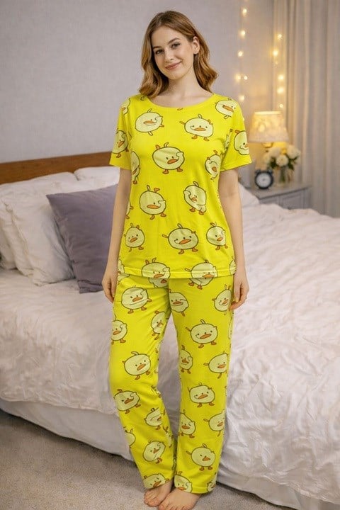 Kadın Milan Kısa kol Pijama Takımı
