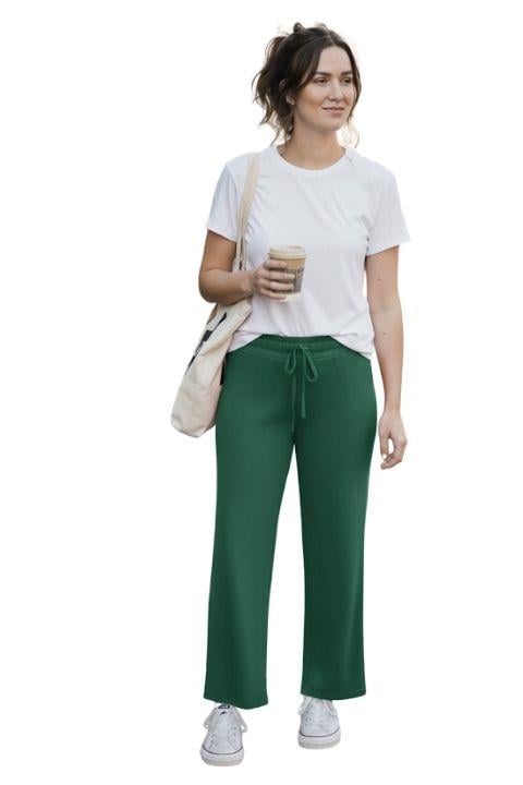 KADIN TORBA PANTOLON-KOYU YEŞİL