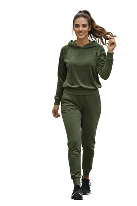 Kapüşonlu Kadife Takım