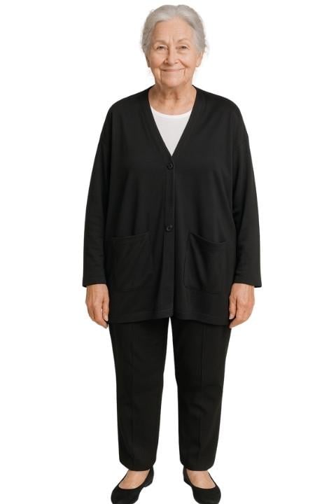 KISA CEKET ANNE MODEL-SİYAH