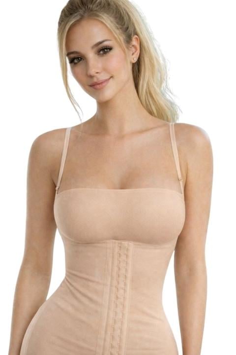 Layza Form 15010 Agraflı Toparlayıcı Askılı Atlet - Ten