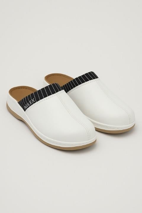Önü Kapalı Kadın Terlik - Beyaz