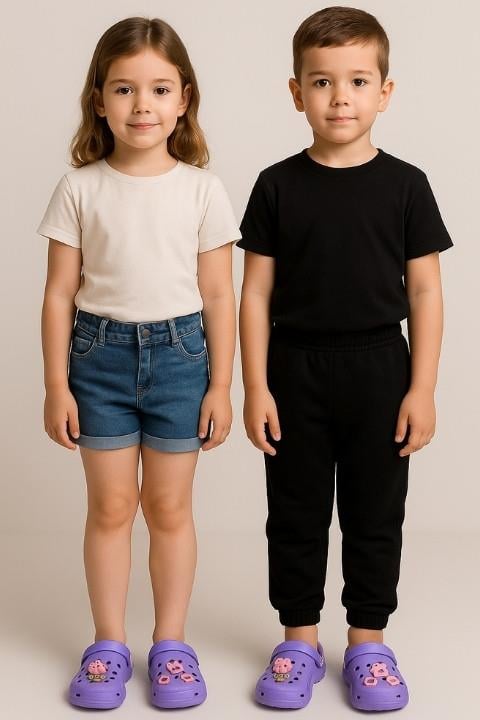 Unisex Twingo Emojili Terlik - Lila