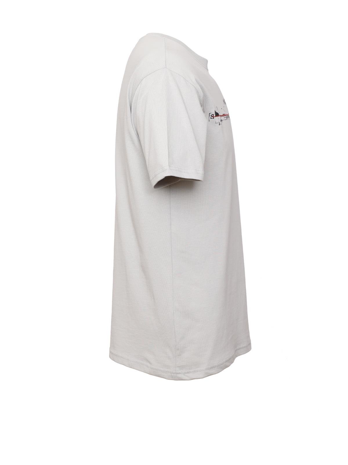 AKSUNGUR Kırılma Bisiklet Yaka %100 Pamuk Tişört