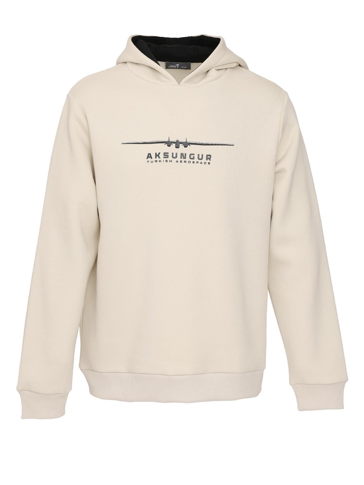 AKSUNGUR Tavizsiz Kapüşonlu Sweatshirt