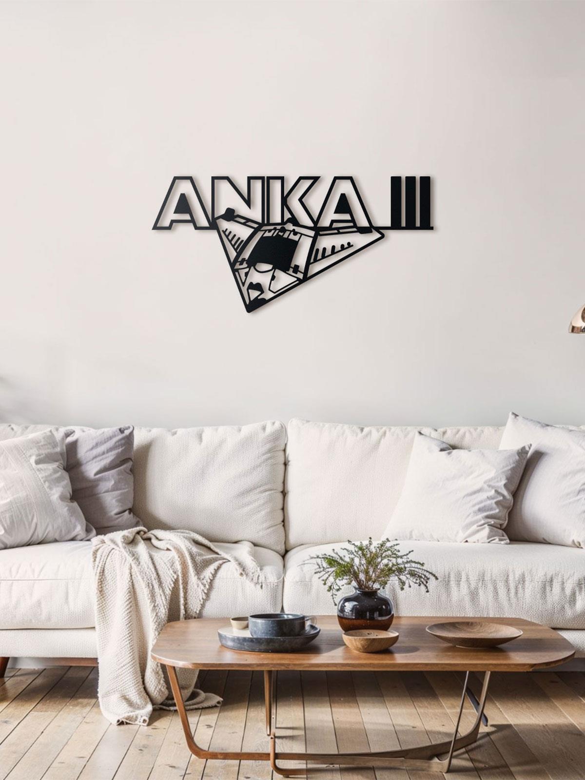 ANKA -3 Metal Duvar Dekoru