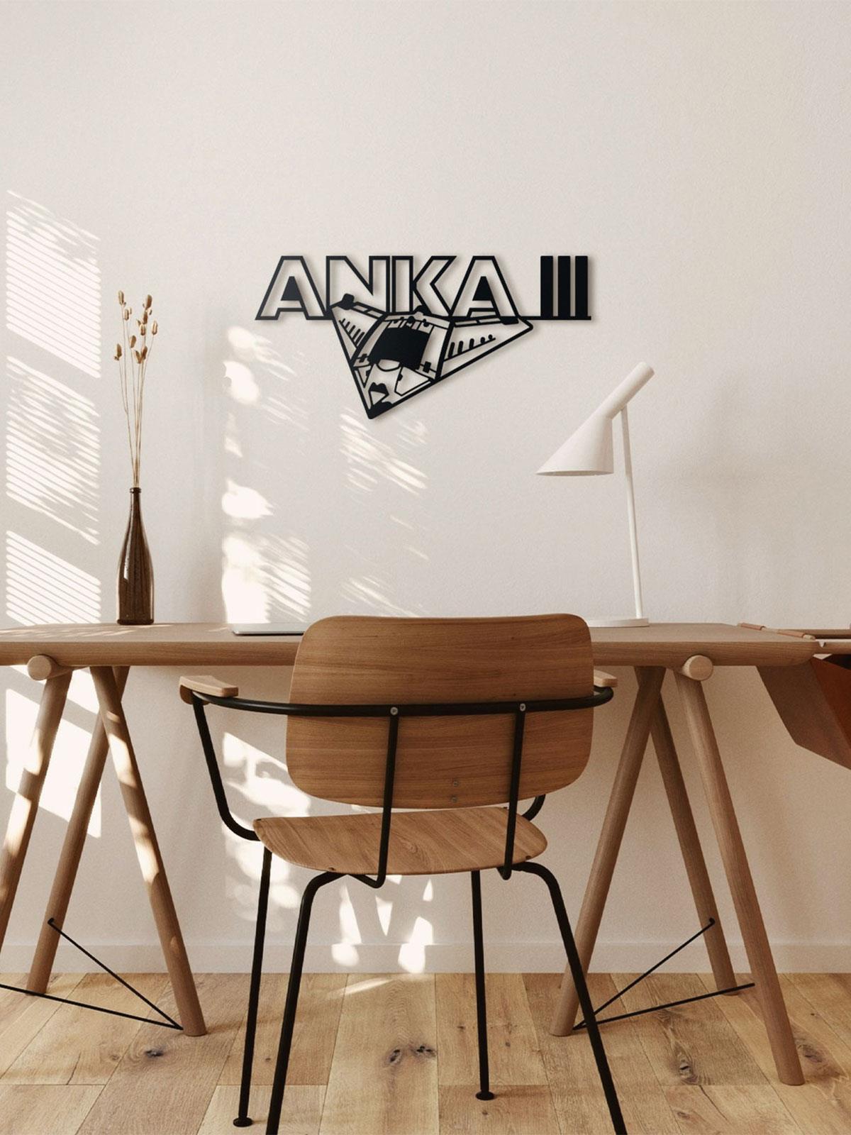 ANKA -3 Metal Duvar Dekoru