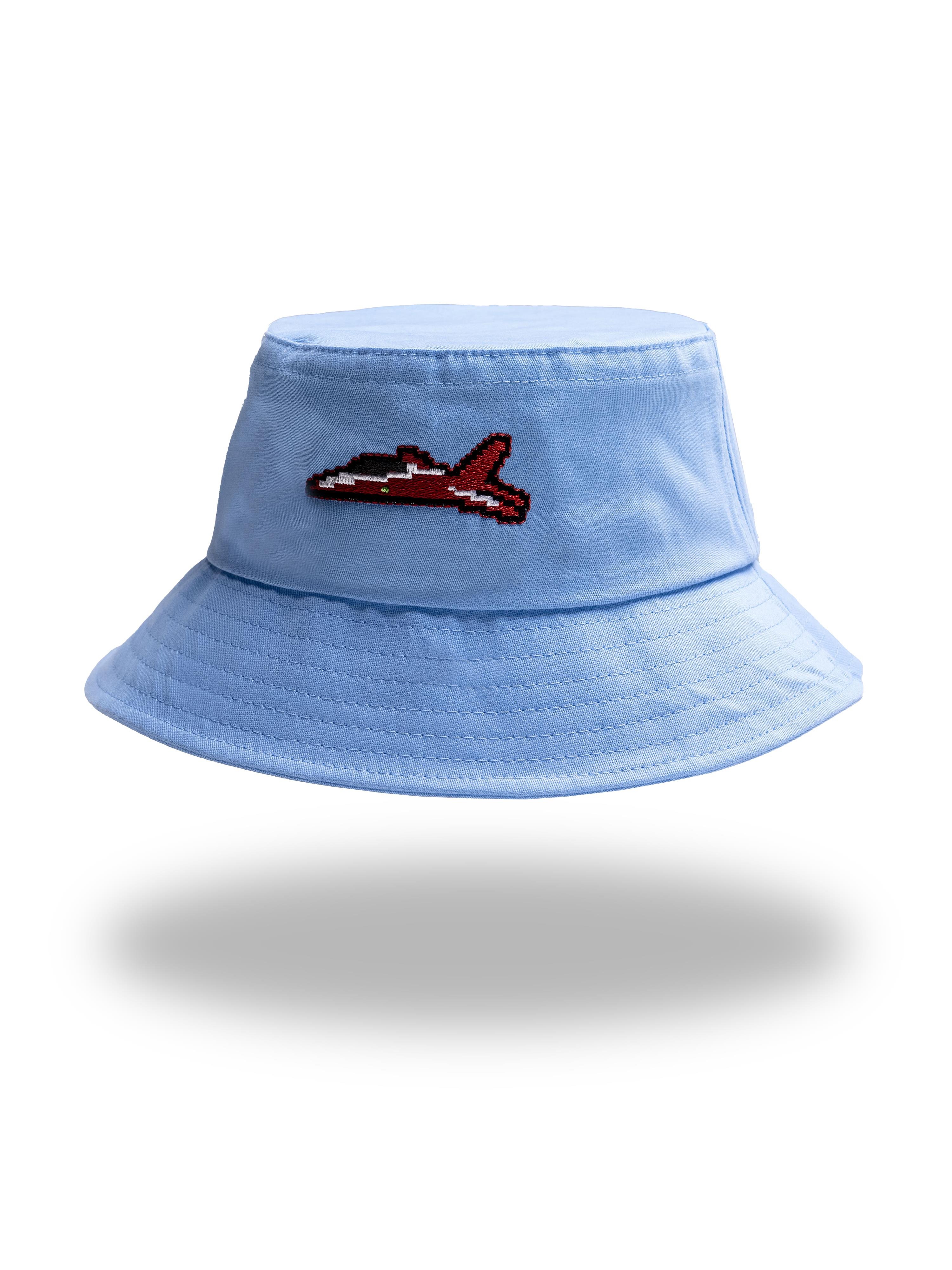 HÜRJET Nakışlı %100 Pamuk Bucket Şapka
