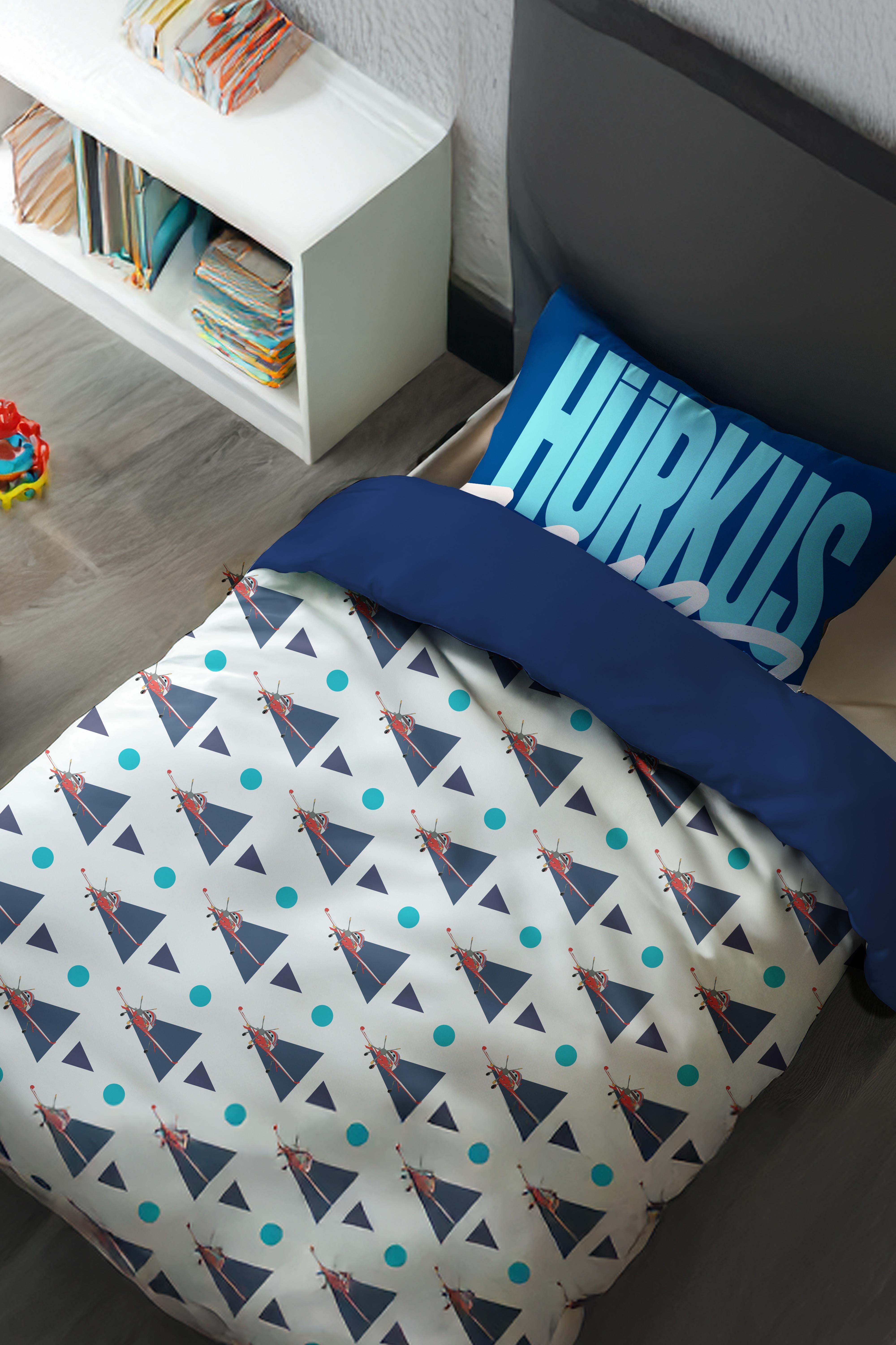 HÜRKUŞ Çocuk Çift Taraflı Tek Kişilik Nevresim Takımı Polycotton