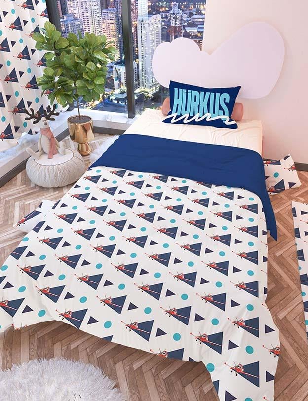 HÜRKUŞ Çocuk Çift Taraflı Tek Kişilik Nevresim Takımı Polycotton