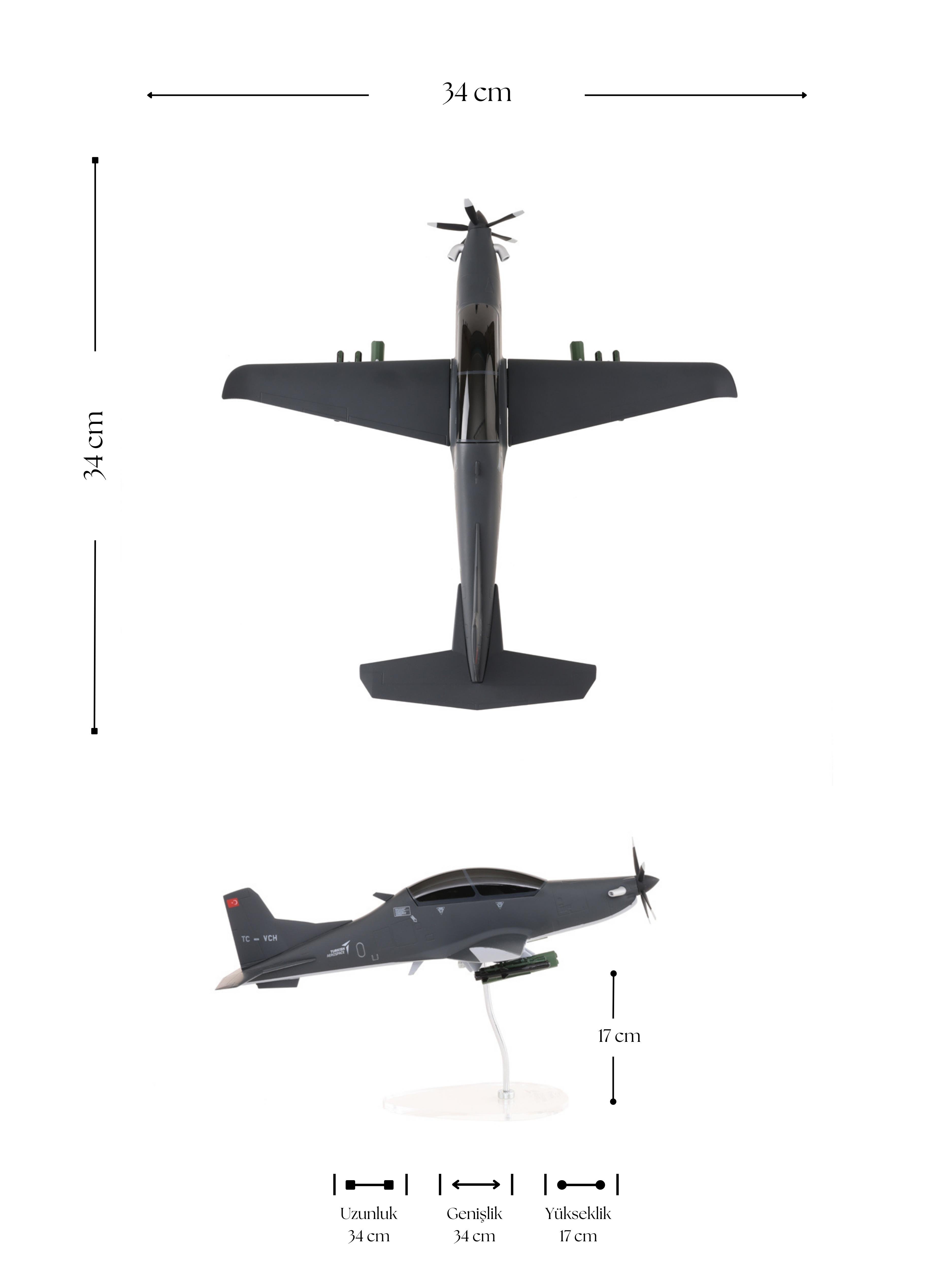 HÜRKUŞ Görev Uçağı Maket 1/32