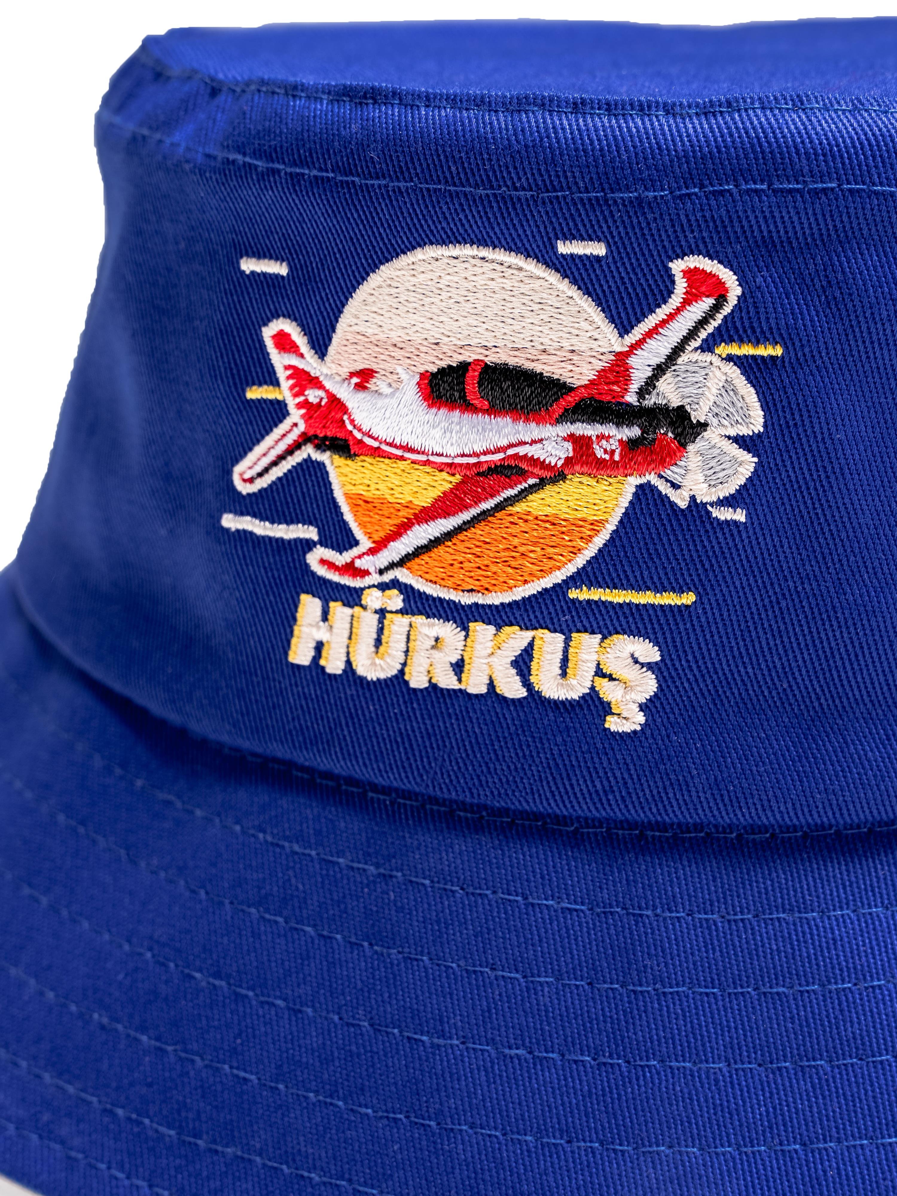 HÜRKUŞ Nakışlı %100 Pamuk Bucket Şapka